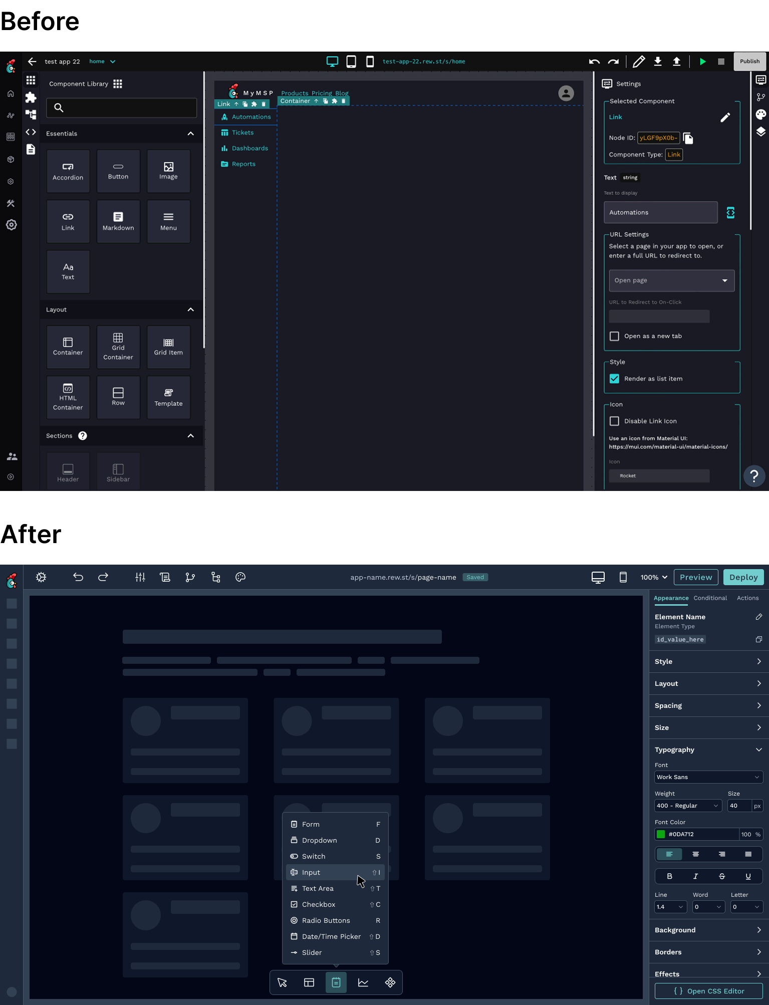 Illustration for Modernizing app creation at Rewst.