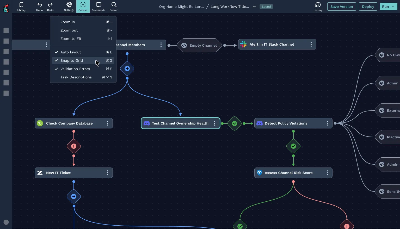 Illustration for Crafting a User-Centered Workflow Canvas.